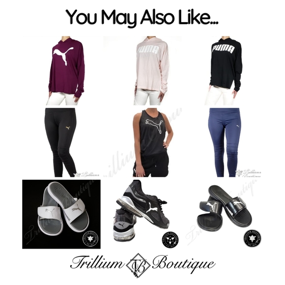 Puma Womens Moto Tight Dark Gray Heather - Picture 9 of 9